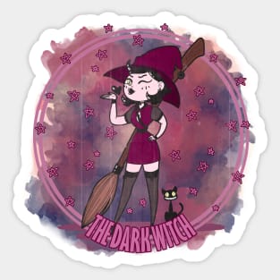 The dark witch Sticker